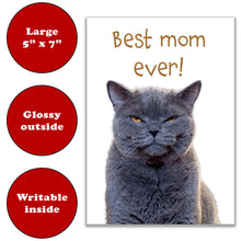 Load image into Gallery viewer, Fun card for Mom - Thanks for always loving me, even when I was in a mood!