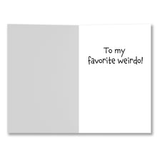 Load image into Gallery viewer, Funny Happy Birthday Card featuring an Eccentric Chihuahua