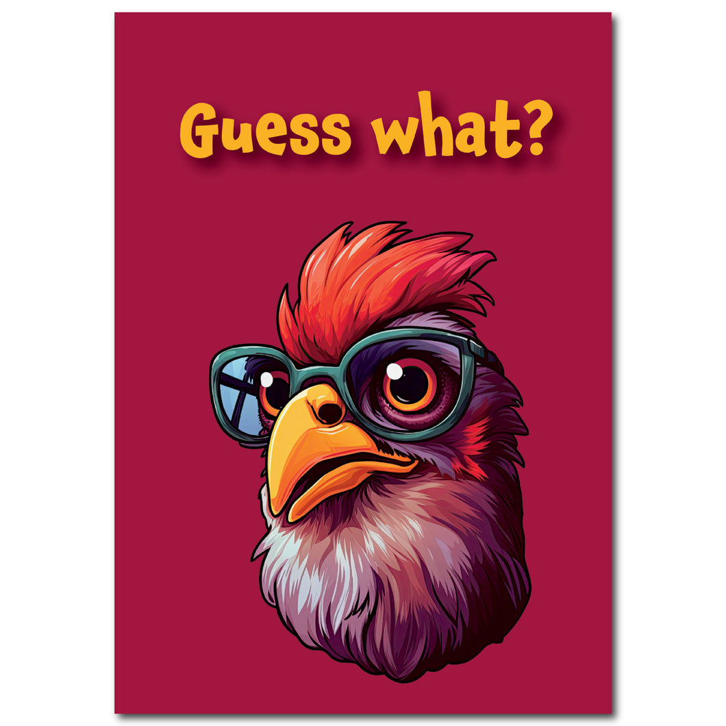 Guess What? Chicken Butt! Birthday Card