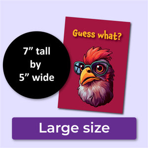 Guess What? Chicken Butt! Birthday Card