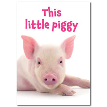 Load image into Gallery viewer, This Little Piggy Birthday Card
