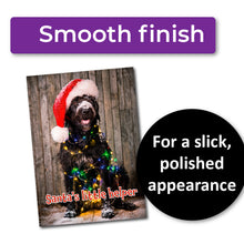 Load image into Gallery viewer, ✨FUNDRAISER!✨ Santa&#39;s Little Helper Dog Christmas Card for Pup &amp; Cat Co.
