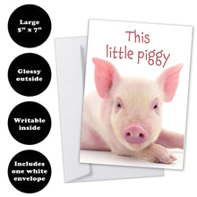 Load image into Gallery viewer, 5x7 folded greeting card with a glossy front finish, featuring a smooth and writable interior for personalized messages.
