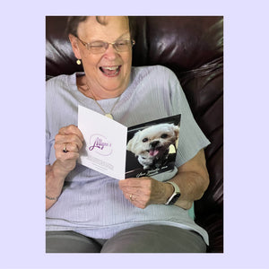 You Make Me Smile Card, Shih Tzu Dog Greeting Card